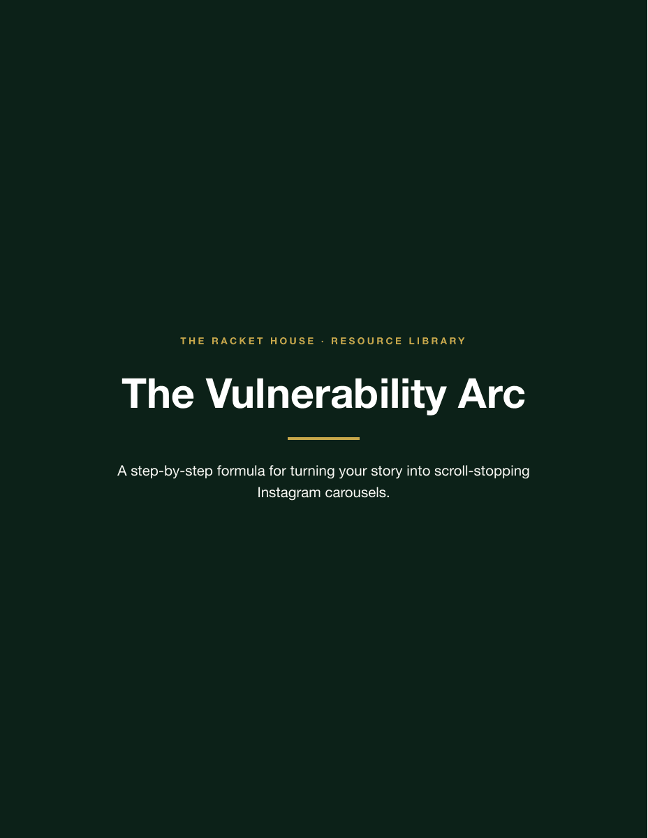 The Racket House Vulnerability Arc cover